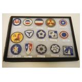 1184	US MILITARY PATCHES LOT ASSORTED VINTAGE PATCHES