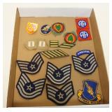 1188	LOT OF US MILITARY PATCHES