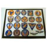 1189	LOT OF US MILITARY PATCHES & STERLING WINGS