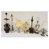 1203	ASSORTED INDIVIDUAL TABLE LAMPS