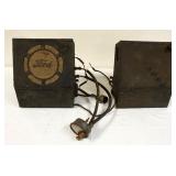 1254	2 ANTIQUE FORD CAR RADIOS
