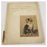 1019	LARGE VICTORIAN OVER SIZED CAT BOOK BY HENRIETTA RONNER THE PAINTER OF CAT LIFE & CAT CHARACTER