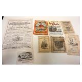 1020	LOT OF ANTIQUE ALMANACS & FARM MACHINE CATALOGS