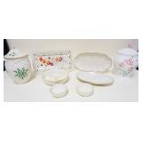 1038	LOT OF LENOX CHINA INCLUDING VASES, BOWLS, & TRAYS