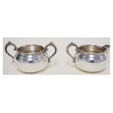 1053	GORHAM STERLING CREAMER & SUGAR, 5.28 OZT