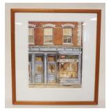1085	ARTIST SIGNED PRINT *THE OLD NEIGHBORHOOD* BY STEVE ZAZENSKI, APPROXIMATELY 17 1/4 IN X 21 1/4 