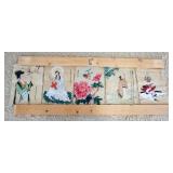 1109	LOT OF 5 ASIAN PAINTINGS, APPROXIMATELY 11 IN X 16 IN