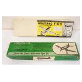 1129	2 VINTAGE UNBUILT MODEL AIRPLANE KITS