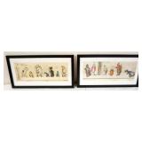 1147	PAIR OF HUMOROUS DOG PRINTS