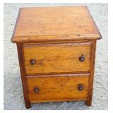 1204	COUNTRY PINE LIFT TOP STAND, APPROXIMATELY 16 IN X 16 IN X 18 IN HIGH