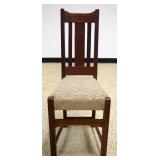1213	HIGH BACK MISSION OAK SIDE CHAIR
