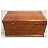 1220	DOVETAILED CEDAR BLANKET BOX, APPROXIMATELY 36 IN X 20 IN X 18 IN HIGH