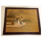 1076	CHARACTER SIGNED ASIAN ARTWORK	CHARACTER SIGNED ASIAN ARTWORK, APPROXIMATELY 11 IN X 8 1/2 IN