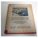 1094	HIROSHIGE COLOR PRINT BOOK	HIROSHIGE MASTERS OF COLOR PRINT BOOK, 1929 WITH 8 COLOR PRINTS