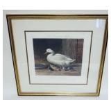1109	J HARRIS ENGRAVING DUCK AND DUCKLINGS	J HARRIS ENGRAVING *DUCK AND DUCKLINGS*, APPROXIMATELY 22