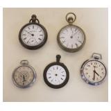 1149	LOT OF ANTIQUE POCKET WATCHES	LOT OF ANTIQUE POCKET WATCHES FOR PARTS OR RESTORATION