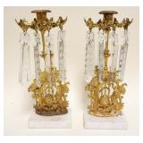 1183	GILT METAL GIRANDOLE SET	GILT METAL GIRANDOLE SET, APPROXIMATELY 13 IN HIGH