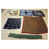 1204	6 SCARVES INCLUDING MUSEUM ARTS JURAKU	6 SCARVES INCLUDING MUSEUM ARTS JURAKU,BRITISH MUSEUM, L