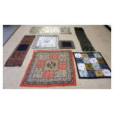 1206	6 MMA SCARVES 	6 METROPOLITAN MUSEUM OF ART SCARVES PLUS ONE MMA HANKERCHIEF, SOME WEAR AND STA