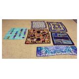 1211	6 SCARVES INCLUDING ECHO AND VERA	6 SCARVES INCLUDING 2 ECHO, VERA AND MORE, CALL WITH CONDITIO