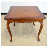 1225	ITALIAN FRUITWOOD GAME TABLE	ITALIAN FRUITWOOD GAME TABLE W/PULL OUT DRINK HOLDERS, APPROXIMATE