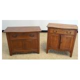 1232	PAIR OF ANTIQUE OAK WASH STANDS	PAIR OF ANTIQUE OAK WASH STANDS