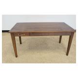 1007	BARONET ONE DRAWER MODERN STYLE DESK/WORK TABLE, APPROXIMATELY 60 IN X 31 IN X 31 IN HIGH