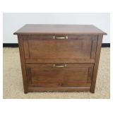 1009	BARONET 2 DRAWER WOOD LATERAL FILE CABINET, APPROXIMATELY 36 IN X 20 IN X 30 IN