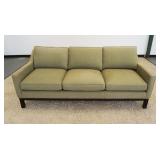 1014	MODERN STYLE CRATE & BARREL SOFA, APPROXIMATELY 86 IN X 37 IN X 33 IN