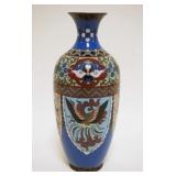 1050	ANTIQUE CLOISONNE VASE, APPROXIMATELY 9 1/2 IN HIGH