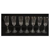 1089	WATERFORD CRYSTAL STEMWARE GROUP OF 7-8 1/2 IN