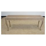 1126	FRENCH PROVINCIAL SOFA TABLE, APPROXIMATELY 72 IN X 18 IN X 29 IN HIGH