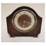1152	EUROPEAN SHELF CLOCK, APPROXIMATELY 9 1/4 IN X 3 3/4 IN X 8 1/4 IN