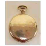 1157	ELGIN POCKET WATCH, 20 YEAR GOLD CASE, NO CRYSTAL, FOR PARTS OR RESTORATION