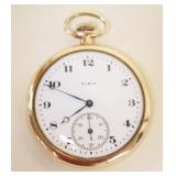 1162	ELGIN POCKET WATCH, 20 YEAR GOLD CASE, FOR PARTS OR RESTORATION