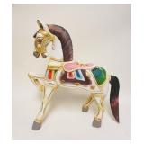 1175	TABLE TOP CARVED CAROUSEL HORSE, APPROXIMATELY 22 IN X 24 IN HIGH