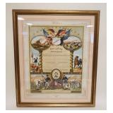 1177	NJ CIVIL WAR DEDICATION JOHN C YOUNG COMPANY B 9TH REGIMENT NJ VOL INFANTRY, APPROXIMATELY 27 I