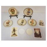 1183	LOT OF ASSORTED HUMMEL/GOEBEL ITEMS, PLATES & PLAQUES, LARGEST APPROXIMATELY 6 1/ IN