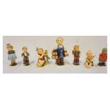 1185	LOT OF 7 HUMMEL FIGURES, LARGEST APPROXIMATELY 5 1/2 IN