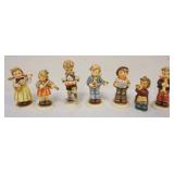 1196	GOEBEL/HUMMEL GROUP OF 7 FIGURINES, LARGEST APPROXIMATELY 5 IN HIGH