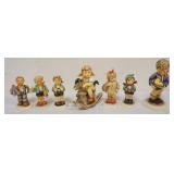 1197	GOEBEL/HUMMEL GROUP OF 7 FIGURINES, LARGEST APPROXIMATELY 6 IN HIGH