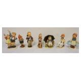 1198	GOEBEL/HUMMEL GROUP OF 7 FIGURINES, LARGEST APPROXIMATELY 7 IN HIGH