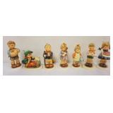 1200	GOEBEL/HUMMEL GROUP OF 7 FIGURINES, LARGEST APPROXIMATELY 4 IN HIGH