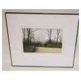 1220	HAROLD ALTMAN ARTIST SIGNED ARTIST PROOF PRINT PEOPLE IN PARK TITLED NOVEMBER II 1981, APPROXIM