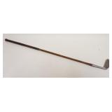 1224	ANTIQUE WOOD SHAFT GOLF CLUB MACGREGOR DURALITE MASHIE-IRON #4