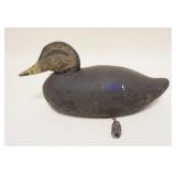 1066	ANTIQUE WOOD DUCK DECOY, APPROXIMATELY14 IN X 6 IN X 8 IN H