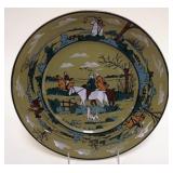 1081	BUFFALO POTTERY DELDARE 9 1/2 IN PLATE *THE FALLOWFIELD*