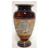 1094	ROYAL DOULTON ENGLAND MUTLI COLORED VASE, APPROXIMATELY 7 IN H