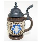 1100	METTLACH STEIN, APPROXIMATELY 7 IN H