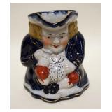 1109	ANTIQUE STAFFORDSHIRE TOBY PITCHER APPROXIMATELY 6 IN H